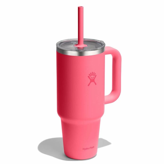 40-oz-travel-tumbler-m4 tt40pscc668-40-oz-travel-tumbler-clear-lid-popstar-pink-angled.jpg